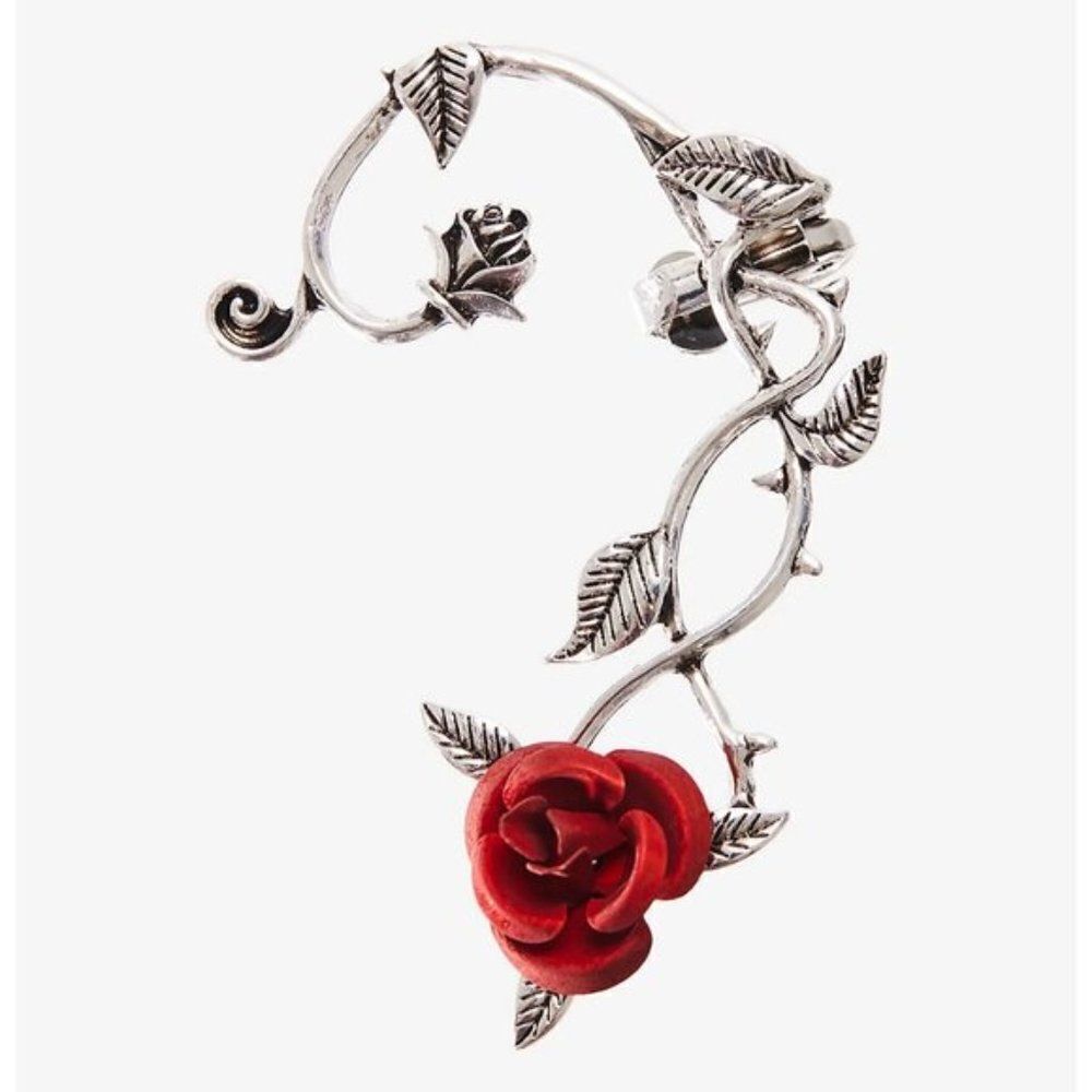 Rose Ear Cuff, Left Ear Only